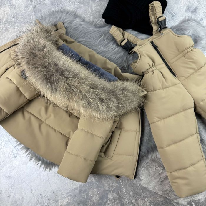 Комбінезон дитячий зимовий Helix Beige роздільний Baribal