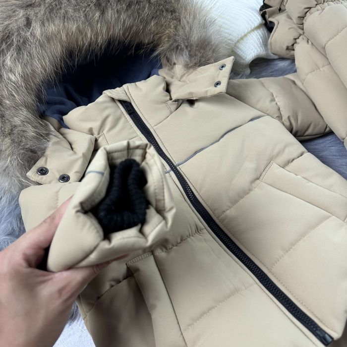 Комбінезон дитячий зимовий Helix Beige роздільний Baribal