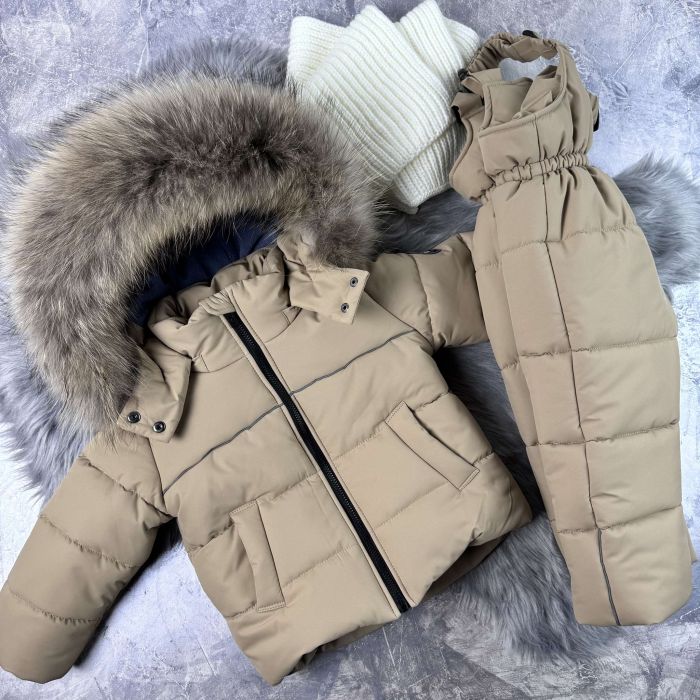 Комбінезон дитячий зимовий Helix Beige роздільний Baribal