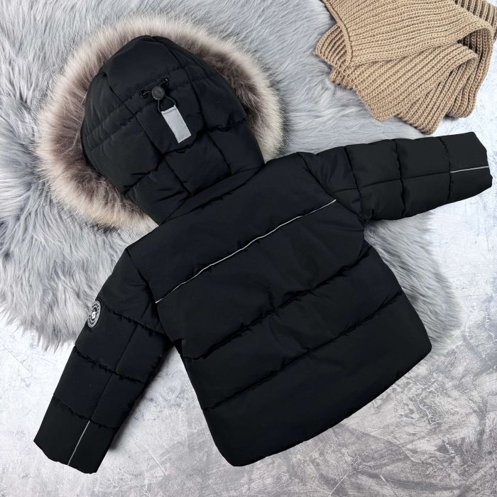 Комбінезон дитячий зимовий Helix Black роздільний Baribal