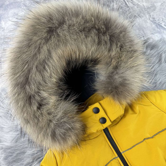Комбінезон дитячий зимовий Helix Yellow роздільний Baribal