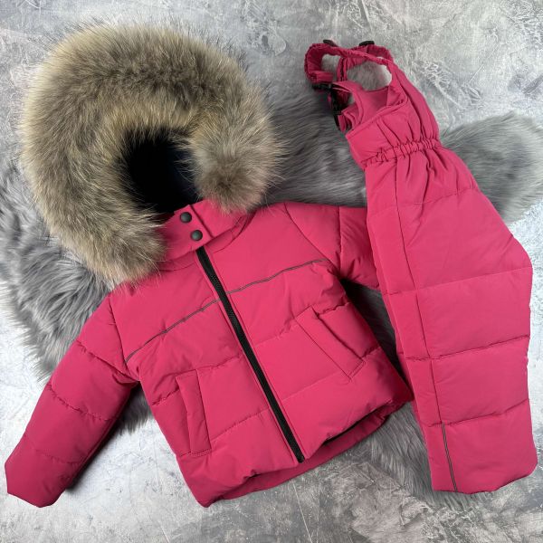 Комбінезон дитячий зимовий Helix Pink роздільний Baribal