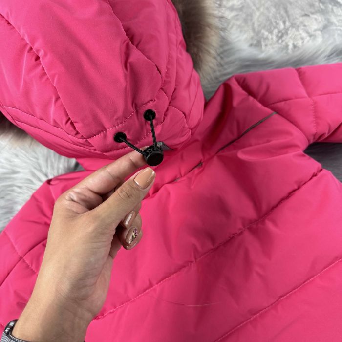 Комбінезон дитячий зимовий Helix Pink роздільний Baribal