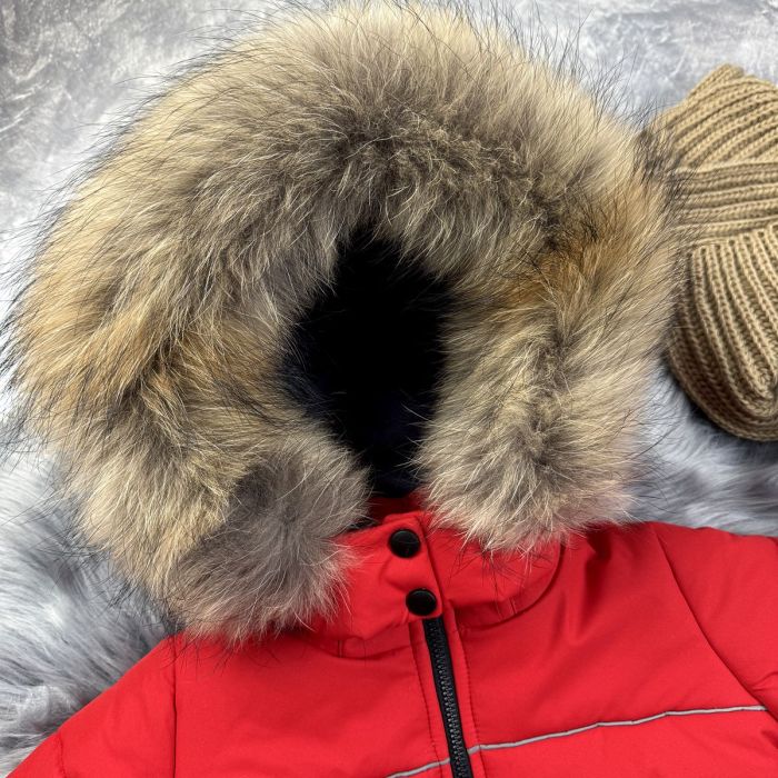 Комбінезон дитячий зимовий Helix Red роздільний Baribal