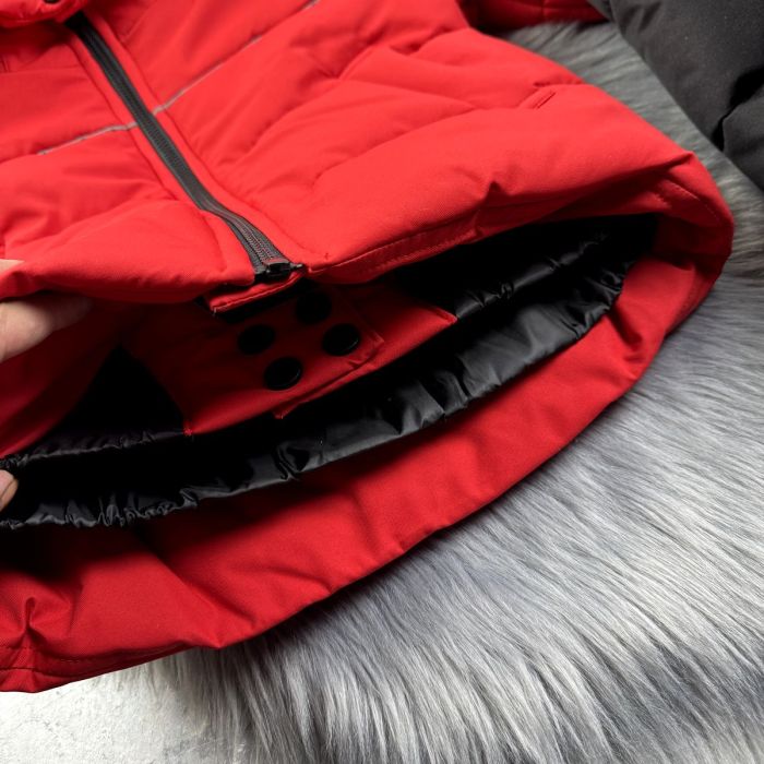 Комбінезон дитячий зимовий Helix Red роздільний Baribal