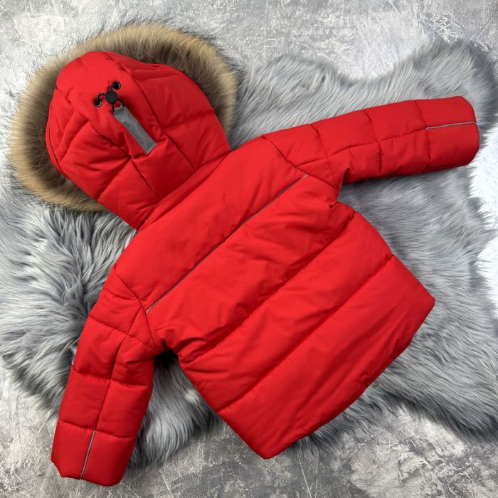 Комбінезон дитячий зимовий Helix Red роздільний Baribal