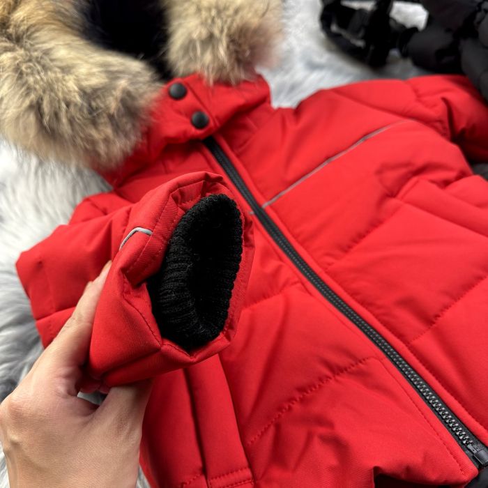 Комбінезон дитячий зимовий Helix Red роздільний Baribal