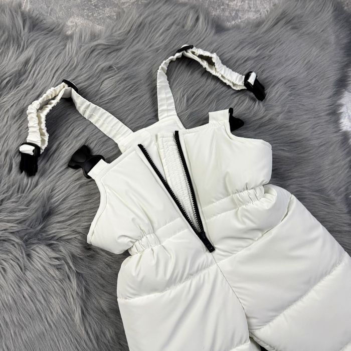 Комбінезон дитячий зимовий Helix White роздільний Baribal