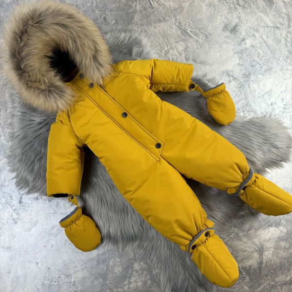 Комбінезон Baribal Eddy Yellow дитячий зимовий суцільний