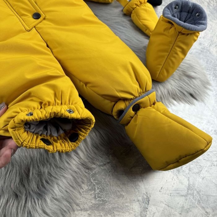 Комбінезон Baribal Eddy Yellow дитячий зимовий суцільний