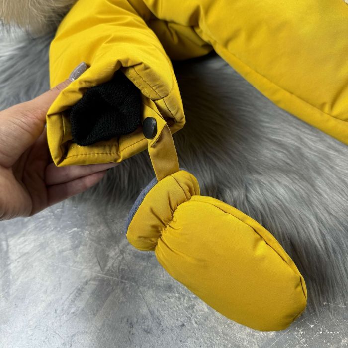 Комбінезон Baribal Eddy Yellow дитячий зимовий суцільний