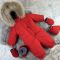 Комбінезон Baribal Eddy Red дитячий зимовий суцільний