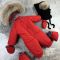 Комбінезон Baribal Eddy Red дитячий зимовий суцільний