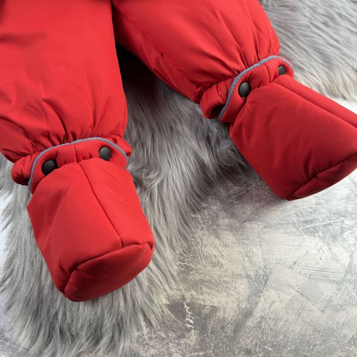 Комбінезон Baribal Eddy Red дитячий зимовий суцільний