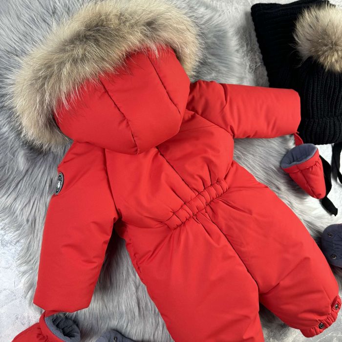 Комбінезон Baribal Eddy Red дитячий зимовий суцільний