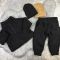 Спортивний костюм wooly bear Baribal дитячий Чорний