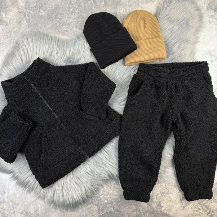 Спортивний костюм wooly bear Baribal дитячий Чорний