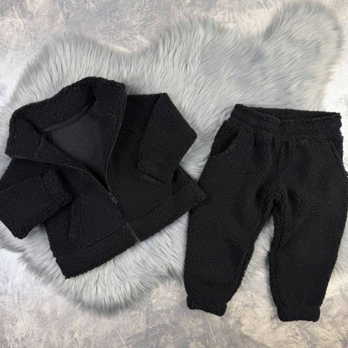 Спортивний костюм wooly bear Baribal дитячий Чорний