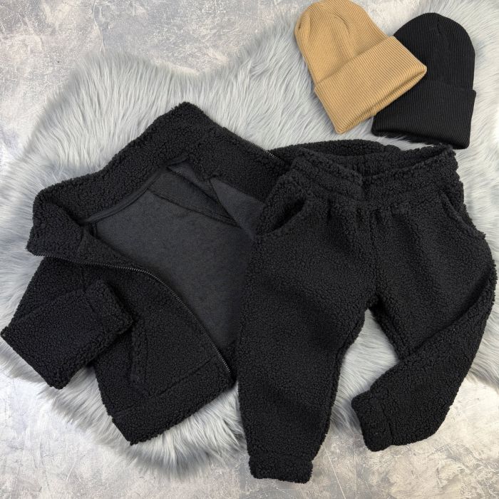 Спортивний костюм wooly bear Baribal дитячий Чорний