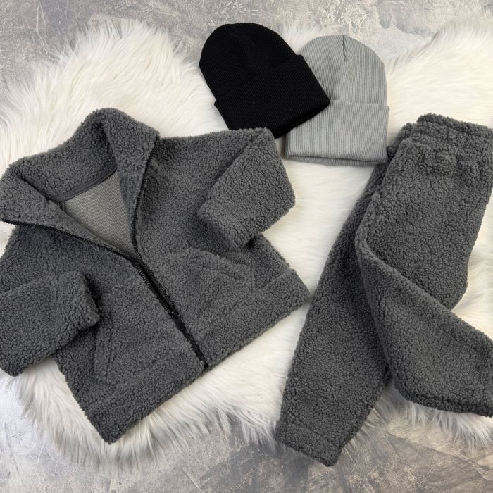 Спортивний костюм wooly bear Baribal дитячий Графіт