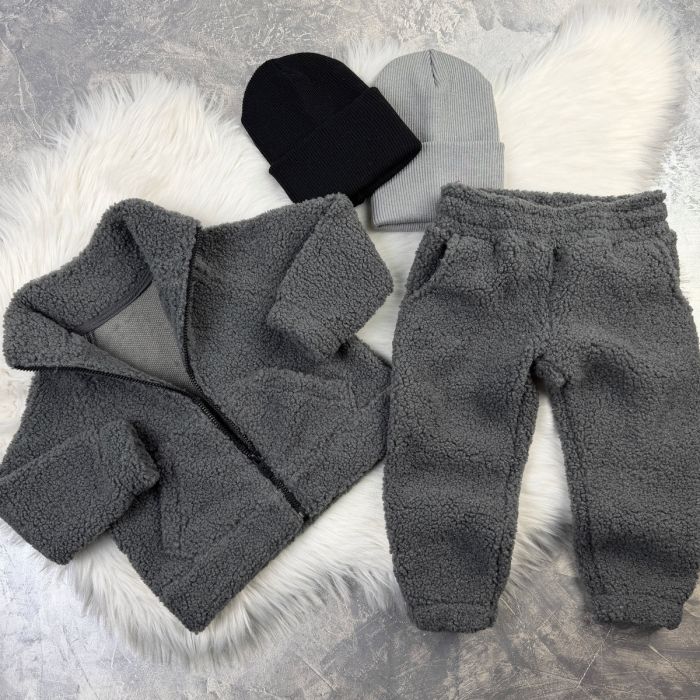 Спортивний костюм wooly bear Baribal дитячий Графіт