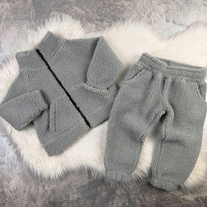 Спортивний костюм wooly bear Baribal дитячий Сірий