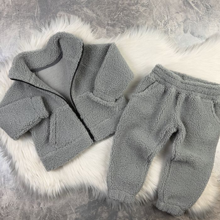Спортивний костюм wooly bear Baribal дитячий Сірий