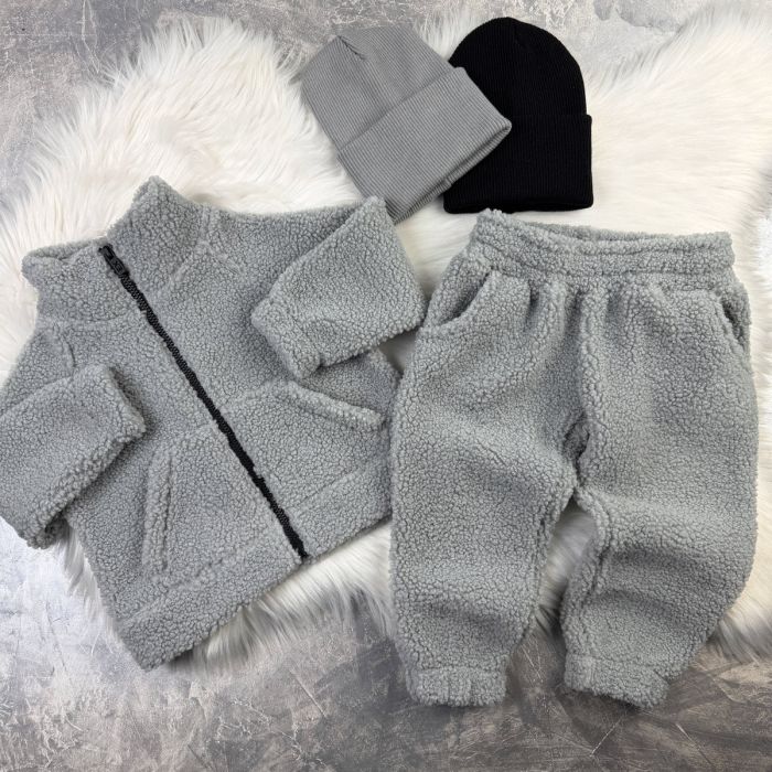 Спортивний костюм wooly bear Baribal дитячий Сірий