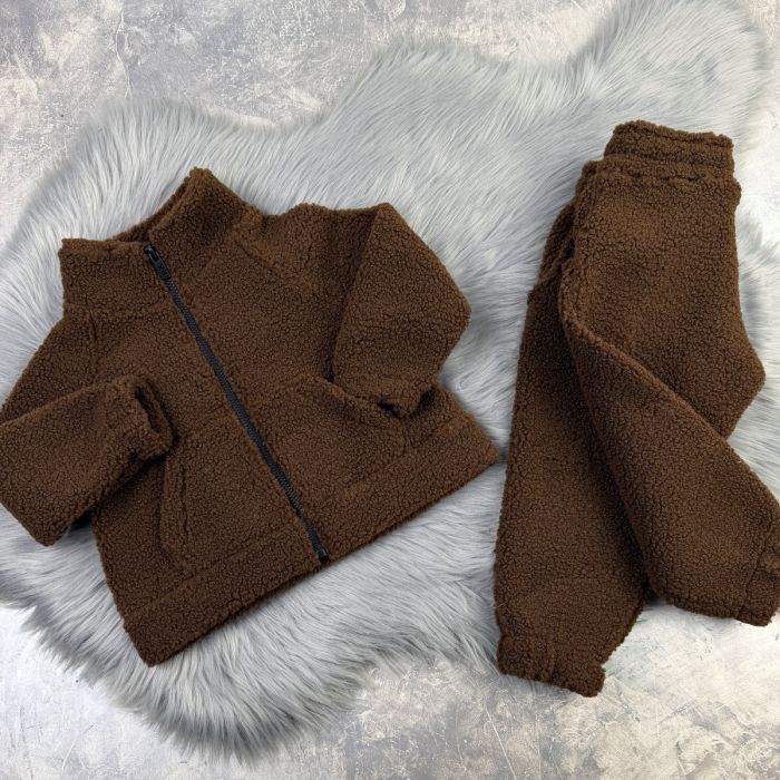 Спортивний костюм wooly bear Baribal дитячий Шоколад