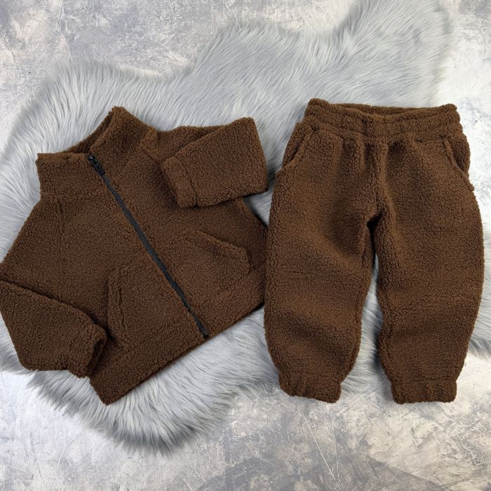 Спортивний костюм wooly bear Baribal дитячий Шоколад