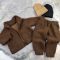 Спортивний костюм wooly bear Baribal дитячий Шоколад